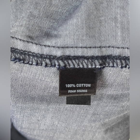 Express Denim Button-Up Shirt | Size S | Adjustable Sleeves | Perfect Condition - Picture 10 of 11